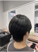 襟足すっきりショートカット