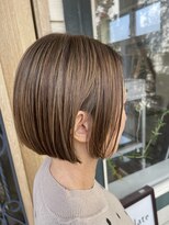 チョコレート(chocolate) 切りっぱなしボブ