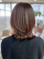 クオリス 上板橋店(QUALIS)&nbsp;30代40代ひし形くびれレイヤー白髪ぼかしベージュ大人ミディ