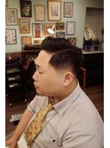 スキンフェードサイドパート