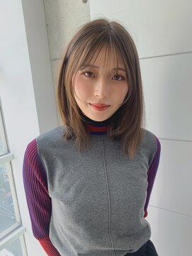 ケーツー 谷町(K-two) 春レイヤーボブ*フェイスレイヤー*ミディアムヘア*髪質改善