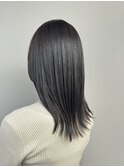 髪質改善 シルクトリートメント×プラチナグレージュ