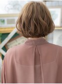 ■カーキベージュ抜け感カールボブパーマ314-2志木20代30代40代