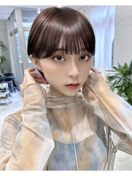 サンド 池袋 2nd(sand) マッシュショート#地毛風縮毛矯正