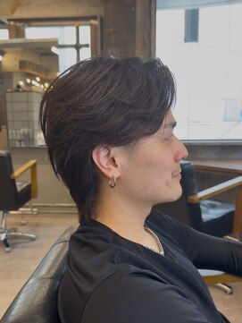 タメ(tame-) スペインカール/ブルーブラック/フェザーパーマ[メンズ/都賀]