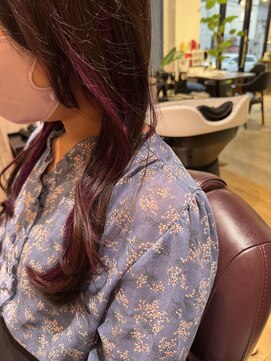 チアー ヘアリラクゼーション(cheer HAIRRELAXATION) インナーカラー