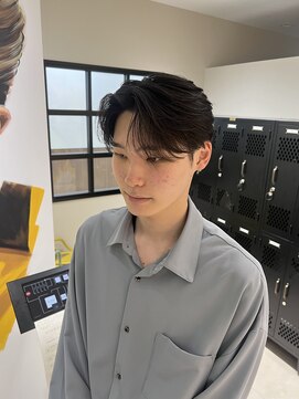 ステージ(STAGE) ダウンパーマ ニュアンスパーマ センターパート