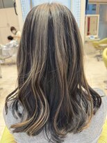 ビス ヘア アンド ビューティー 西新井店(Vis Hair＆Beauty)&nbsp;20代30代冬カラーブリーチカラー透明感ミルクティーグレージュ