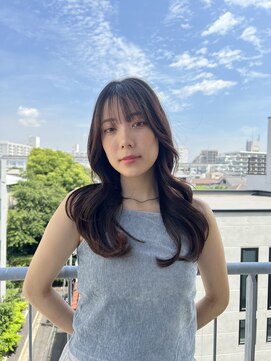 ロンドアベニール 北千住(Lond avenir) くびれヘア/顔周り/韓国/レイヤーカット/黒髪/ミディアム北千住