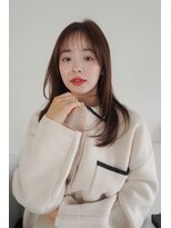 タス(tas)&nbsp;ヘルシー韓国レイヤー　似合わせ顔周りカット顔まわりレイヤー