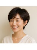 柔らかショートスタイル　20代 30代 40代 50代 60代　髪質改善