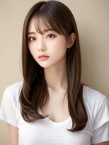 リノア 西梅田 福島(Linoa)&nbsp;梅田/髪質改善/大人ガーリー☆ベージュピンクうる艶ストレート