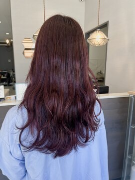 グラム 安城桜井店(gram) レイヤー  ×  深みあるパープルレッド