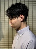 #MEN’S HAIR#サーフカール#刈り上げセンターパート#フェード