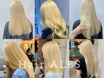 Hair ALES 原宿 エクステ/ブリーチ/ヘアセット