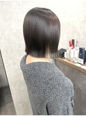 ヘイリーボブ × ショコラグレージュ【千葉優希】