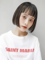 ギークス(GEEKS) 【GEEKS渋谷】オン眉ボブ/アンブレラカラー/初ブリーチ/冬カラー