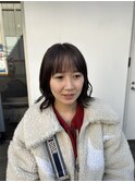 切りっぱなしボブ
