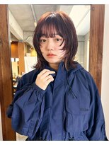 ソワ オモテサンドウ(SOIE OMOTESANDO)&nbsp;人気　ぷつっと顔まわりレイヤーミディアム。