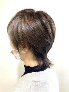 アズールサン 草加西口店(azule-sun) ショートウルフ,ニュアンスカット,アシメトリショート【草加】