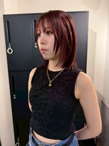 アフィナー 新宿(Afinar) ブリーチハイライト髪質改善ダブルカラーレイヤーカット/新宿駅