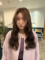 ヘアーブレイス(hair brace)&nbsp;くしゅっとロングパーマ◎川口瑞紀◎