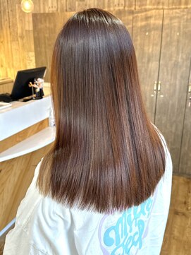 スカイ(SKY) 透明感カラー/髪質改善/縮毛矯正/韓国風レイヤーカット