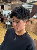 MEN’S HAIR/サーフカール/刈り上げセンターパート/柏駅