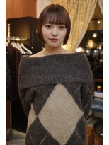 チャプター 問屋町(chapter)&nbsp;髪質改善パツっとボブミニボブ透明感ケアカラー韓国ヘア岡山