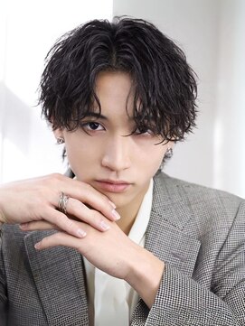 Men's hair salon First 心斎橋店【4月上旬オープン(予定)】 《First》ウエットラフウェーブ