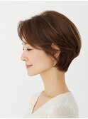 40代50代　襟足すっきり上品ショート