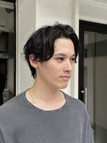 Men's JILI 【JILI】センターパート 色気ルーズパーマ メンズ ◎上辻