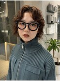 ショートボブパーマボブニュアンスルーズパ-マ大人可愛い川崎