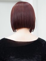 アイティー バイ アルバム 浦和店(IT by ALBUM) ボブミディアム前髪カットピンクベージュ_F31739
