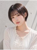 ショートカットボブショートヘアハンサムショートミニウルフボブ