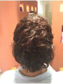 ショートヘアでもOK！ハーフアップ