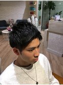 アップバングヘアー