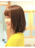 【ナチュラルアッシュ☆外ハネボブ】