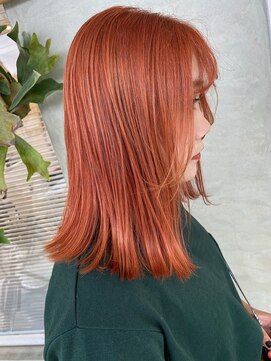 ナイーブヘアデザイン(NAiVE HAIR DESIGN) 【NAiVE hair】ペールオレンジ
