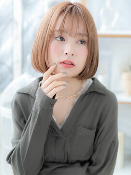 モッズヘア 越谷(mod's hair) ■外国人風ペールベージュ前下がりボブ111★越谷20代30代40代