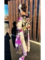 ラスティー(hair collection Rusty)&nbsp;成人式振袖着付け