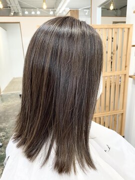 キートス ヘアーデザインプラス(kiitos hair design +) ハイライト×グレージュ