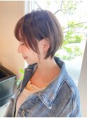 【鳥居】丸みショート