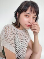 ルービック 京橋(Rubik's)&nbsp;フェザーバング/インナーカラー/大人かわいいウルフ外ハネボブ