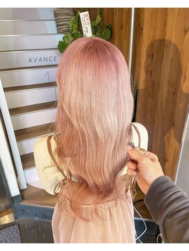 アヴァンス 天王寺店(AVANCE.) 艶感のあるカラー×韓国×ピンク