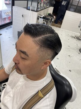 バーバーブロス 吉祥寺店(BARBER BROS) 【LUDLOW BROS.】田宮 ツーブロック クラシカル 七三分けヘア