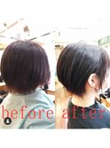#ボブ #ショート #ハンサムショート