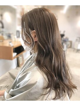 ラブクロムトーキョー オモテサンドウ(LOVECHROME OMOTESANDO) あざと後れ毛カット☆ハニーベージュカラー