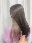 インナーカラー/ミルクティーベージュ/ブリーチカラー