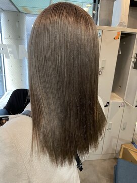 ラフ 難波店(LAFF) #黒髪#ボブルフ#ネビージュ#小顔#ワンレン